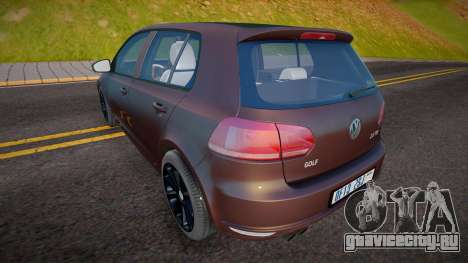 Volkswagen Golf VI 2 0 TSI (JST Project) для GTA San Andreas