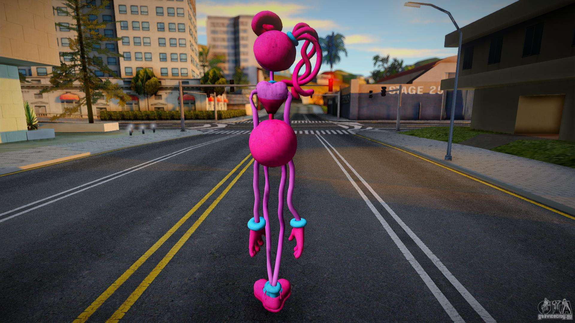 Download PJ Pug A Pillar from Poppy Playtime for GTA San Andreas