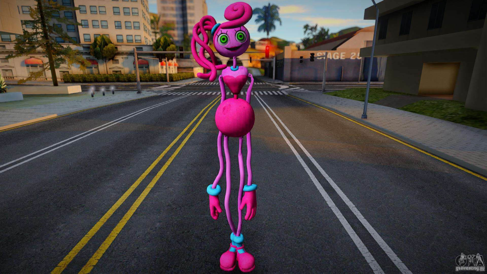 Неплохой скин - Poppy Playtime Mommy Long Legs Skin v2 для GTA San Andreas....