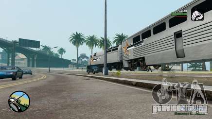 Поезд на улицах города и шоссе для GTA San Andreas Definitive Edition