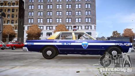 Dodge Aspen 1979 NYPD City Housing для GTA 4