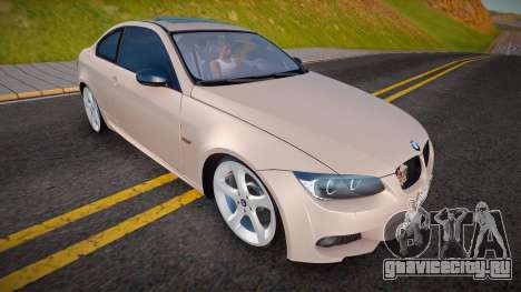BMW 320d E92 для GTA San Andreas
