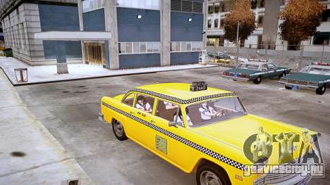 Checker Marathon 1977 Taxi V.1 для GTA 4