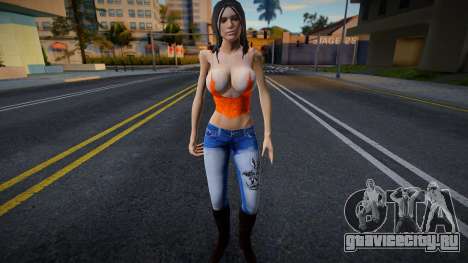Excella Girlfriend Mod v2 для GTA San Andreas