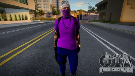 Joker GanG Skin v3 для GTA San Andreas