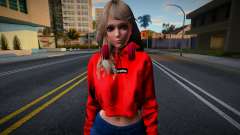 DOAXVV Amy - Fashion Casual V2 Crop Hoodie Supre для GTA San Andreas