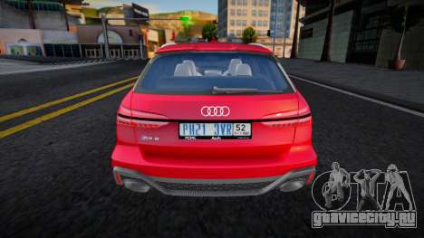 Audi RS6 Avant (Fist) для GTA San Andreas
