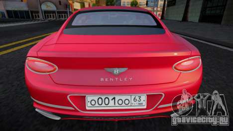 Bentley Continental GT (Briliant) для GTA San Andreas