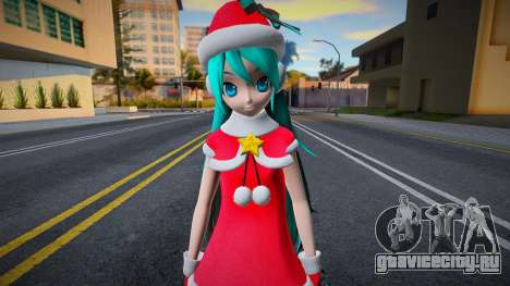 PDFT Hatsune Miku Christmas для GTA San Andreas