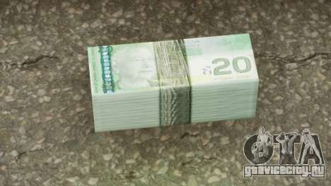 Realistic Banknote CAD 20