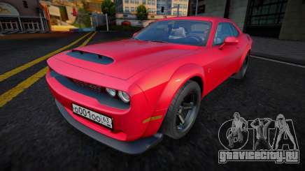 Dodge Challenger SRT Demon (Briliant) для GTA San Andreas