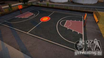 Macedonian Basket Court at Playa del Seville LQ для GTA San Andreas