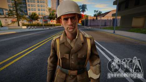 Немецкий солдат (Африка) из Call of Duty 2 для GTA San Andreas