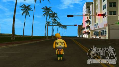 Isabelle from Animal Crossing (Yellow) для GTA Vice City