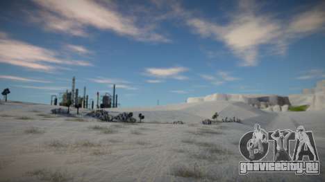 Снег в пустыне для GTA San Andreas