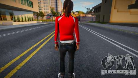 Зои (Nike Elite Red) из Left 4 Dead для GTA San Andreas