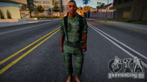 Солдат бронетанковых войск Мексики для GTA San Andreas