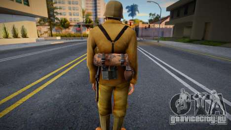 Немецкий солдат из Day of Defeat 3 (Африканский для GTA San Andreas