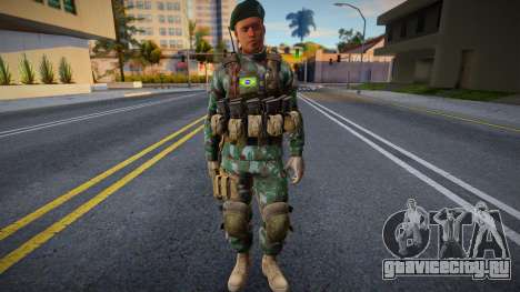 Солдат Сухопутных войск Бразилии для GTA San Andreas