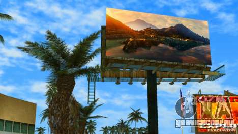 Плакат с горами из GTA 5 для GTA Vice City