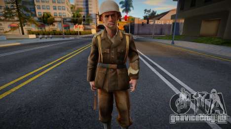 Немецкий солдат (Африка) из Call of Duty 2 для GTA San Andreas