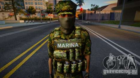 Солдат Военно-морского флота Мексики для GTA San Andreas