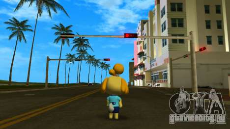 Isabelle from Animal Crossing (Blue) для GTA Vice City