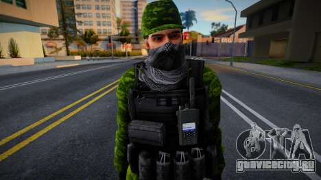 Солдат в маске v1 для GTA San Andreas