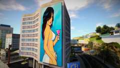 Vice City Definitive Edition Girl Billboard для GTA San Andreas
