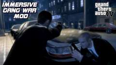 GTA 4 IMMERSIVE GANG WAR MOD для GTA 4