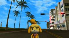 Isabelle from Animal Crossing (Yellow) для GTA Vice City