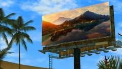 Плакат с горами из GTA 5 для GTA Vice City
