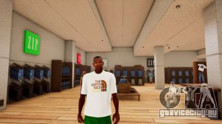 Realistic TNF Gucci Tshirt White для GTA San Andreas Definitive Edition