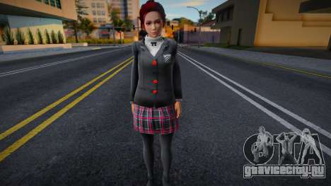 Kasumi WInter School Uniform для GTA San Andreas
