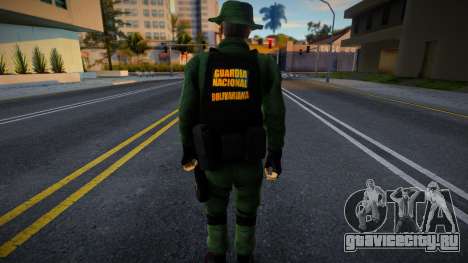 Боливийский солдат из DESUR v1 для GTA San Andreas