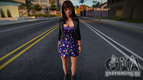 DOA Naotora Li - Jacket Dress Flower v2 для GTA San Andreas