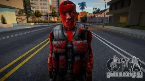 Guerilla (Zombie V3) из Counter-Strike Source для GTA San Andreas