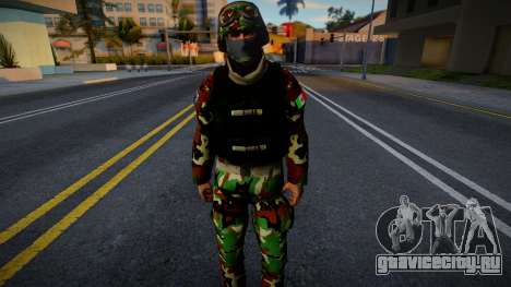 Soldado Camuflage Urbano для GTA San Andreas