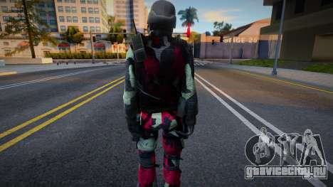 Urban (Red Camo) из Counter-Strike Source для GTA San Andreas