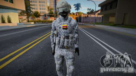 Колумбийский солдат из ACOEA для GTA San Andreas