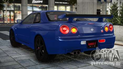Nissan Skyline GT-R BNR34 для GTA 4
