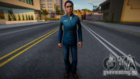 FeMale Citizen from Half-Life 2 v1 для GTA San Andreas