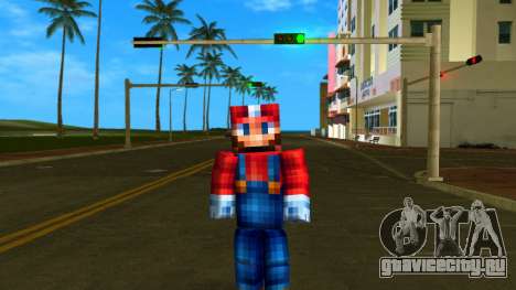 Steve Body Mario для GTA Vice City