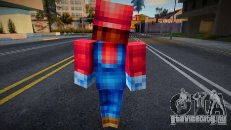 Steve Body Mario для GTA San Andreas