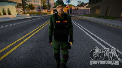 Боливийский солдат из DESUR v1 для GTA San Andreas