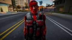 Guerilla (Zombie V3) из Counter-Strike Source для GTA San Andreas