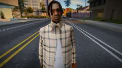 Fam 2 With Burberry Shirt для GTA San Andreas