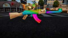AK-47 Multicolor для GTA San Andreas