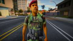 Индонезийский солдат Сил специального назначения для GTA San Andreas