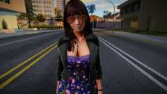 DOA Naotora Li - Jacket Dress Flower v2 для GTA San Andreas